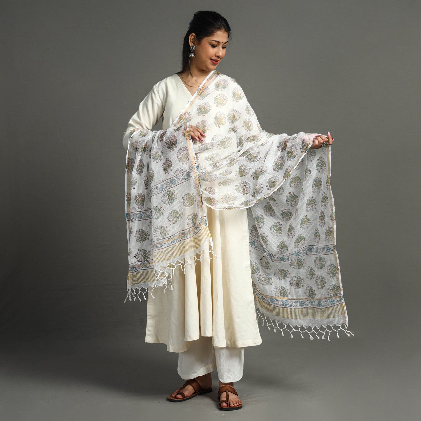 Sanganeri Dupatta 