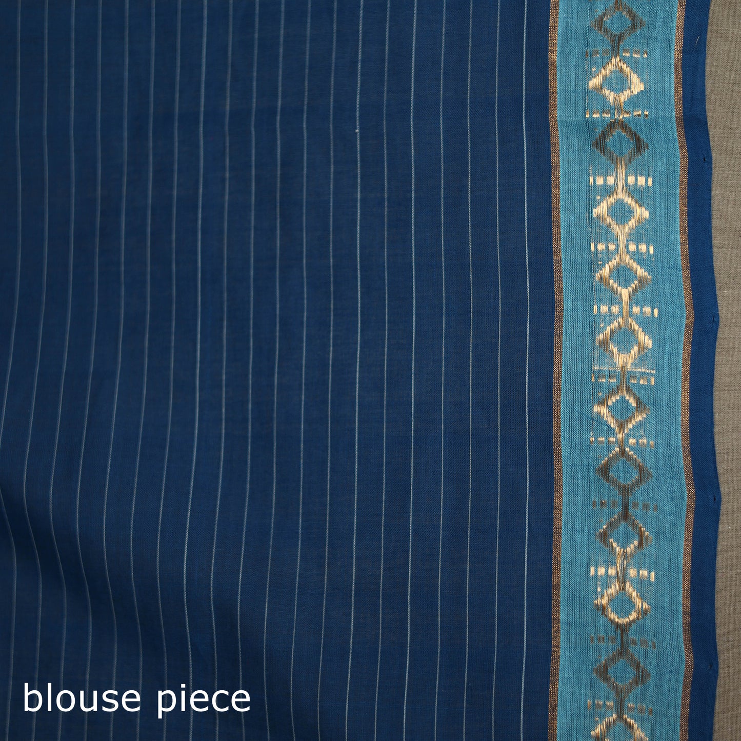 Godavari Jamdani Buti Pure Handloom Checks Cotton Saree 07
