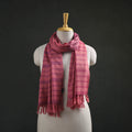 Pink - Kumaun Handwoven Pure Merino Wool Stole 117