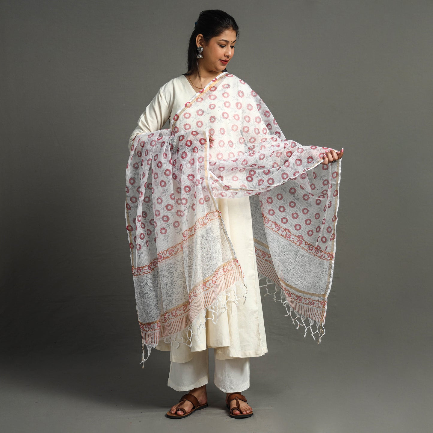 Sanganeri Dupatta 