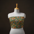 Kalamkari Print Cotton Unstitched Blouse Piece 02