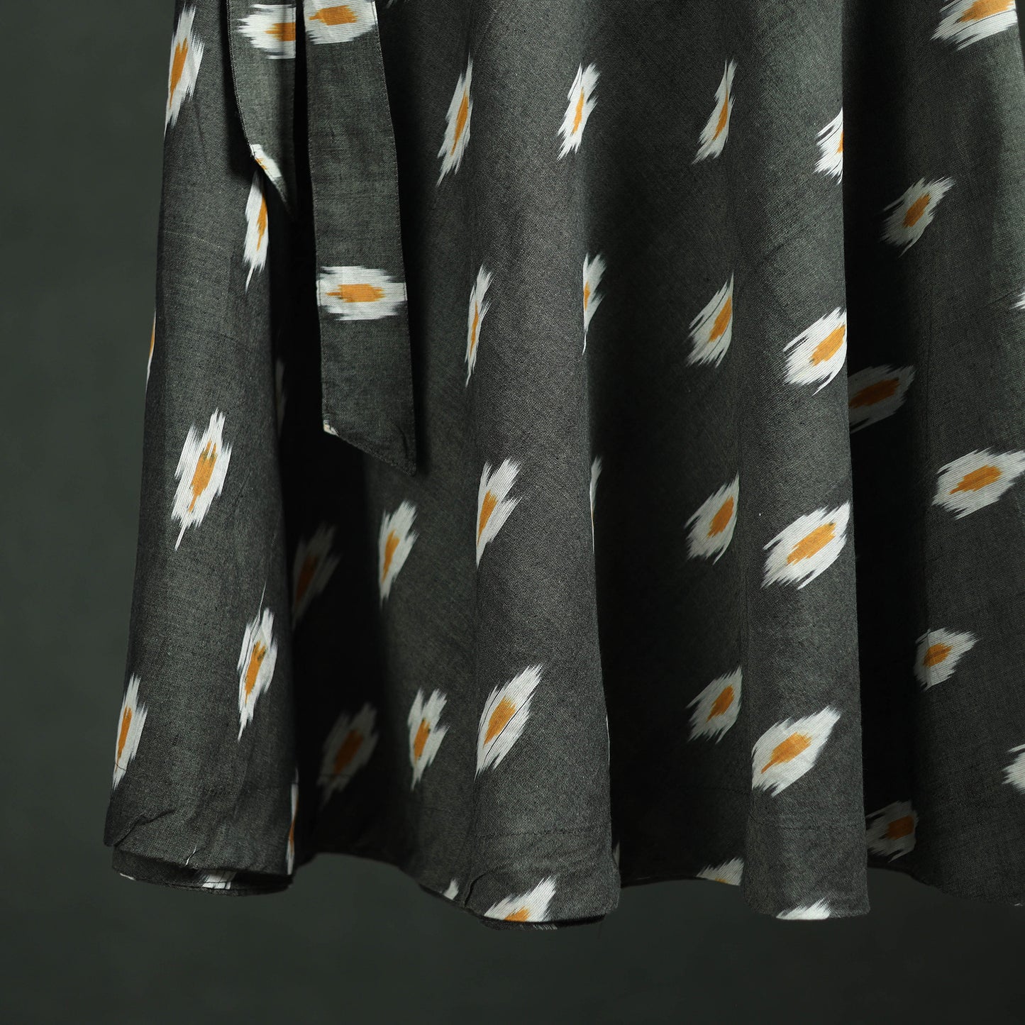 Pochampally Ikat Cotton Wrap Around Skirt 16