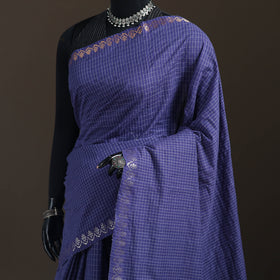 Godavari Checks Pure Handloom Dobby Cotton Saree 08