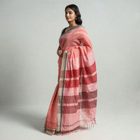 Pink - Godavari Mini Gradient Dobby Cotton Handloom Saree 18