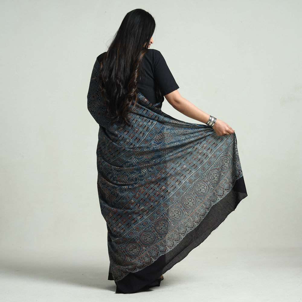 ajrakh saree