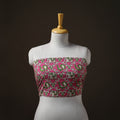 Kalamkari Print Cotton Unstitched Blouse Piece 03