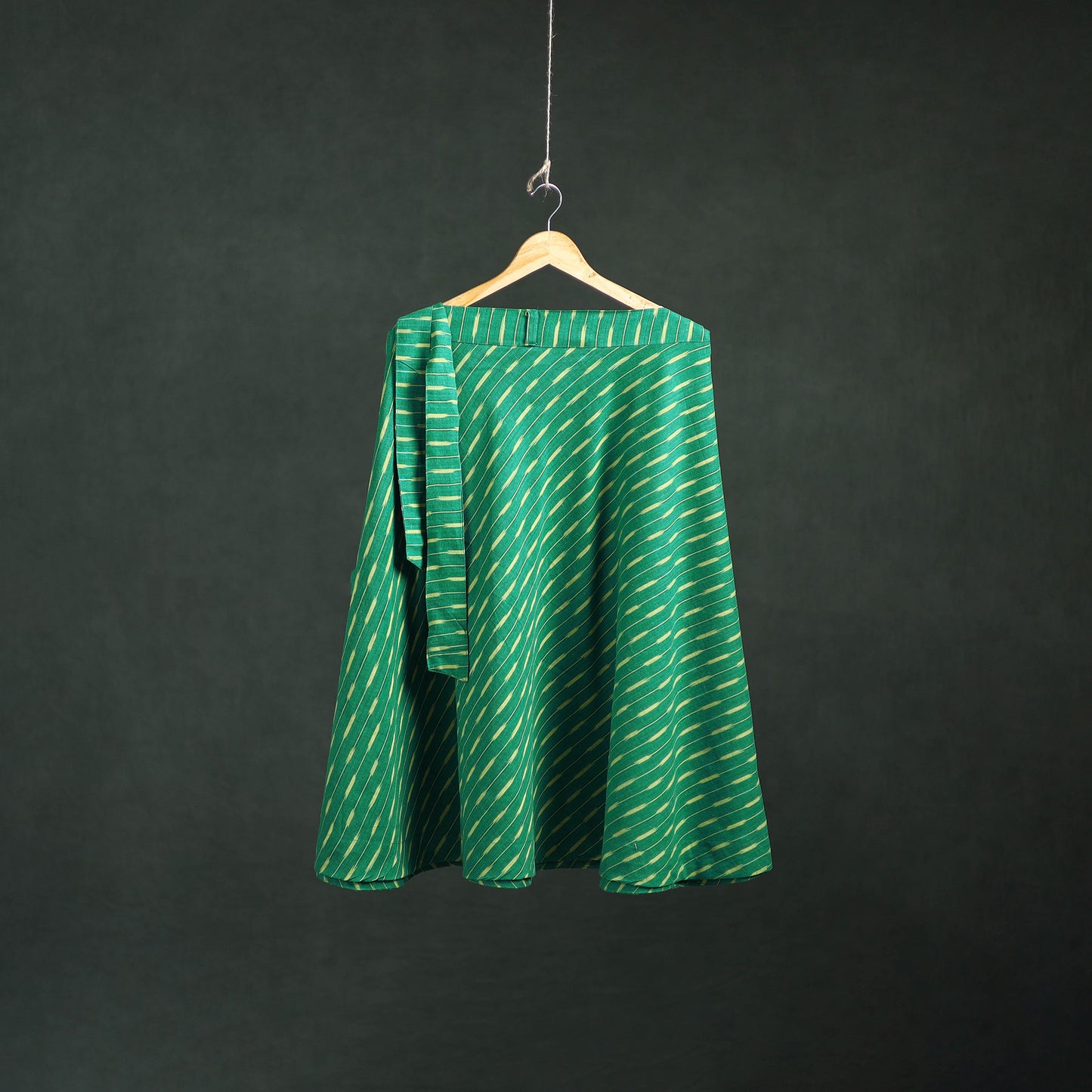 Pochampally Ikat Cotton Wrap Around Skirt 17
