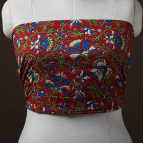 Kalamkari Print Cotton Unstitched Blouse Piece 04