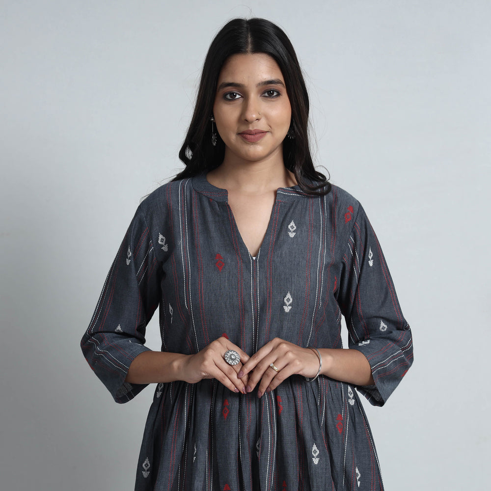 Jacquard Cotton Dress