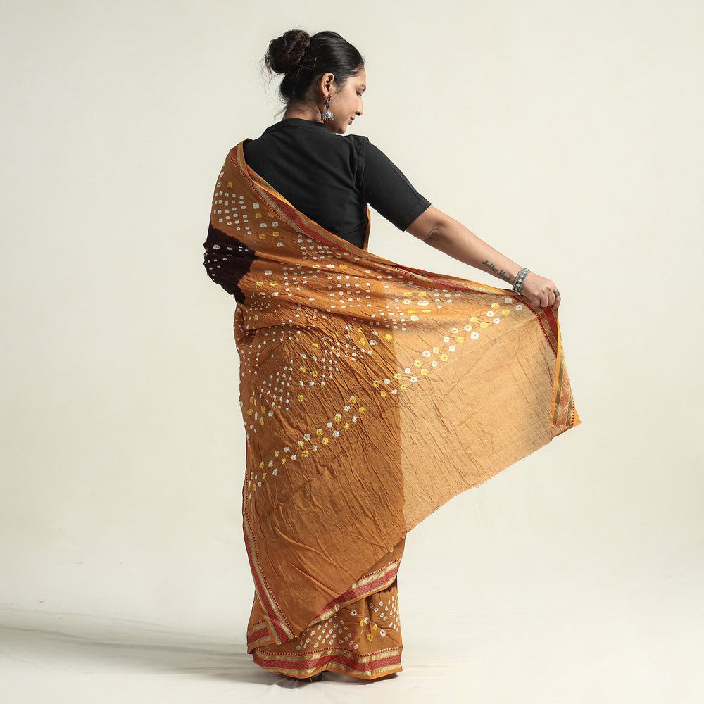 bandhani saree