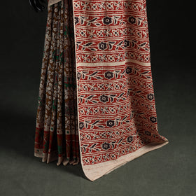 Kalamkari Printed Cotton Saree 03