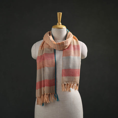 Multicolor - Kumaun Handwoven Pure Merino Wool Stole 120