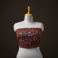 Kalamkari Print Cotton Unstitched Blouse Piece 04