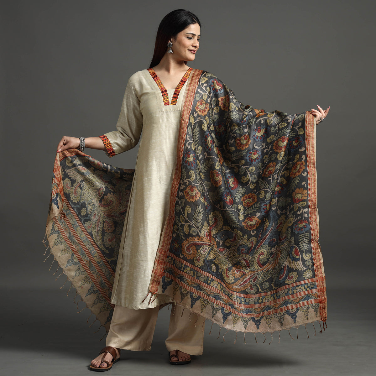 Kalamkari Dupatta