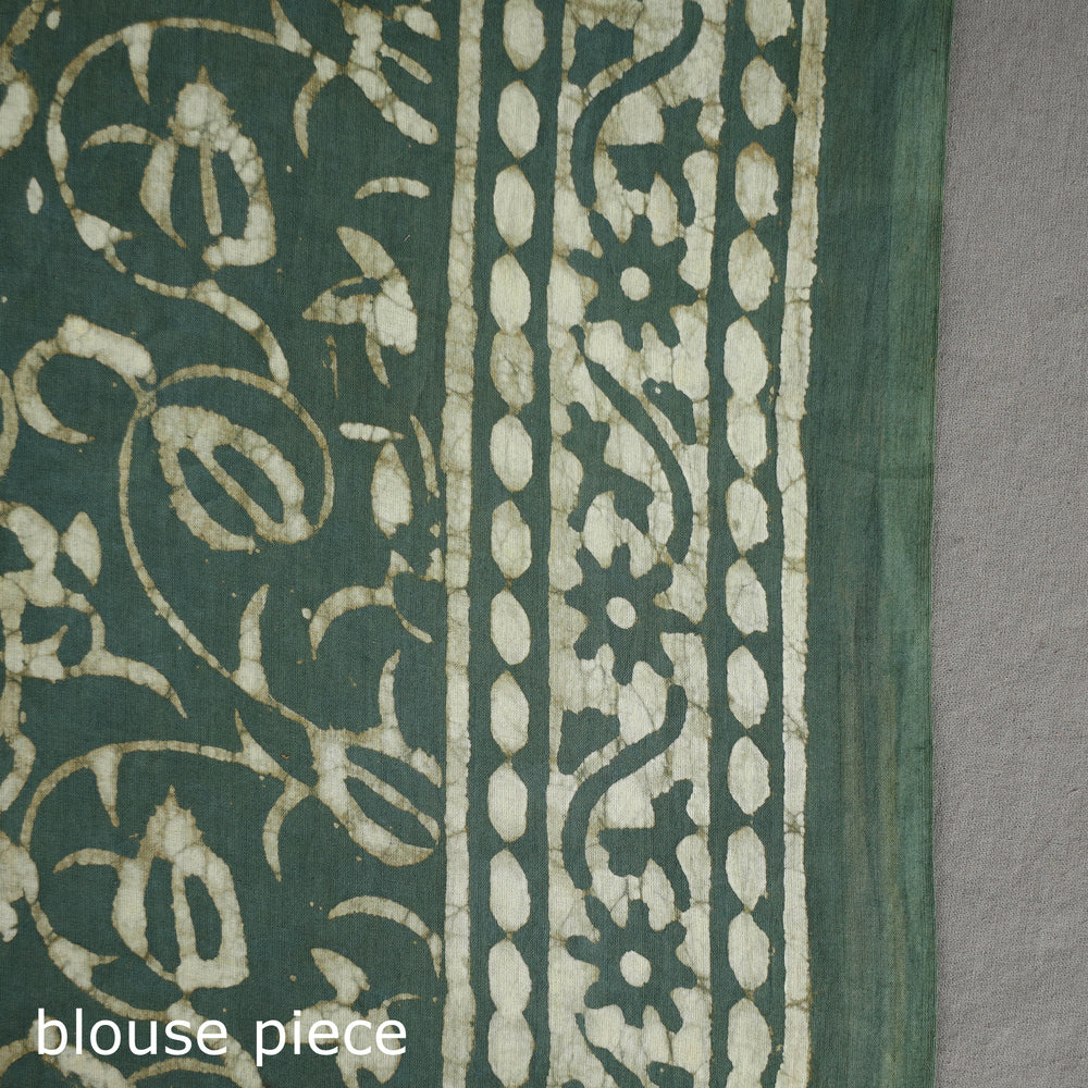 block printed saree