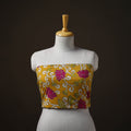 Kalamkari Print Cotton Unstitched Blouse Piece 05