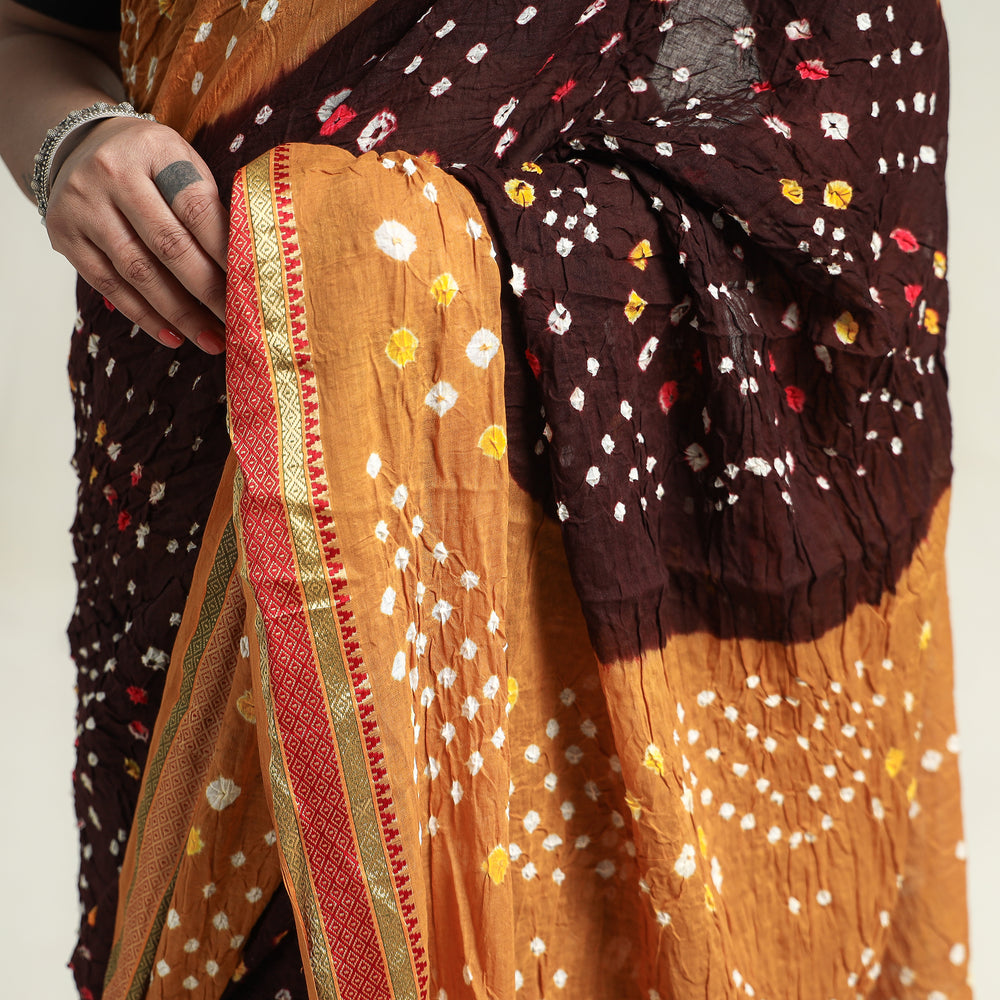 bandhani saree