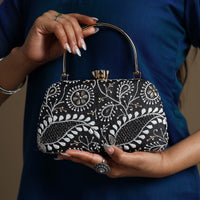 Chikankari Embroidery Clutch / Sling Bag