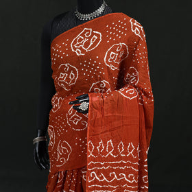 Kutch Bandhani Tie-Dye Cotton Saree 54