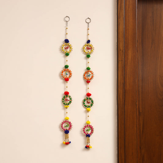 Handmade Bead Work Wall Hanging (set of 2) 08