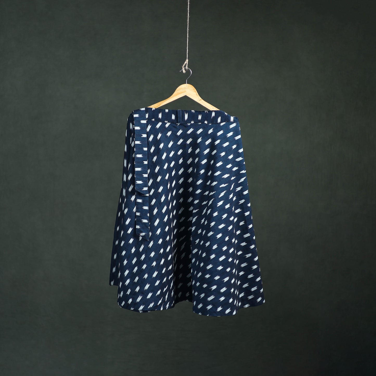Pochampally Ikat Cotton Wrap Around Skirt 19