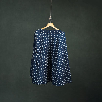 Pochampally Ikat Cotton Wrap Around Skirt 19
