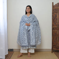 Jamdani Kurta with Dupatta Set