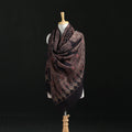 Ajrakh Hand Block Print Natural Dyed Handwoven Acrylic Wool Shawl 20