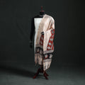 Multicolor - Mata Ni Pachedi Handpainted Natural Dyed Chanderi Silk Handloom Dupatta 14