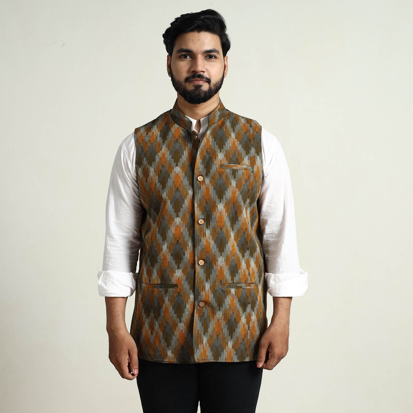 Ikat Men's Nehru Jacket