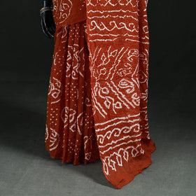 Kutch Bandhani Tie-Dye Cotton Saree 54