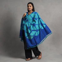 shibori woolen shawl