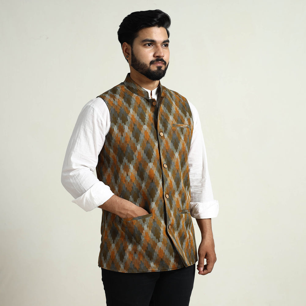 Ikat Men's Nehru Jacket