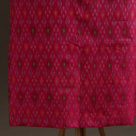 Pochampally Ikat Handloom Sico Unstitched Dress Material: Kurta with Mulberry Silk Dupatta 40