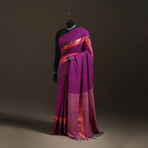 Godavari Plain Pure Handloom Dobby Cotton Saree 09
