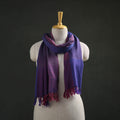 Blue - Kumaun Handwoven Pure Merino Wool Stole 126