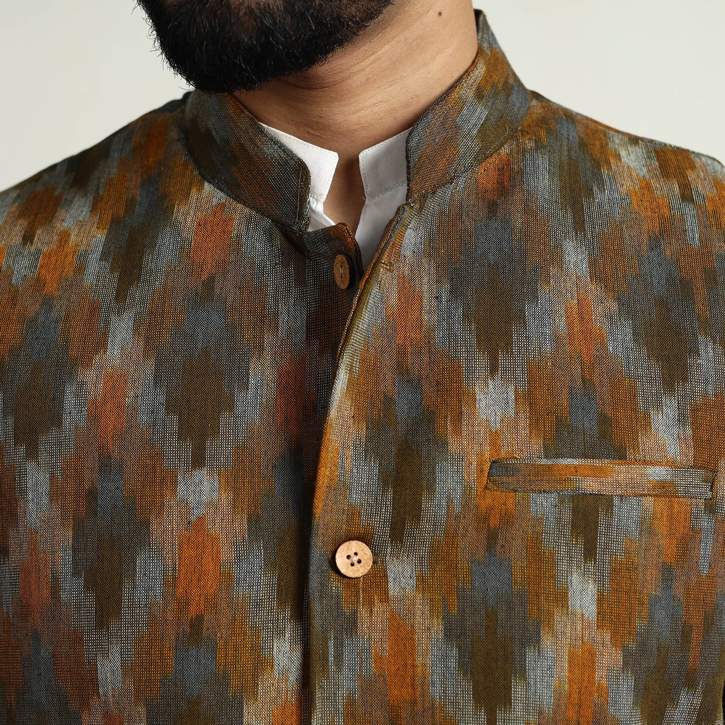 Ikat Men's Nehru Jacket