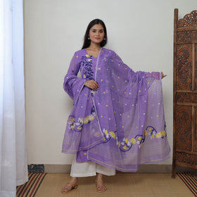 Jamdani Kurta with Dupatta Set
