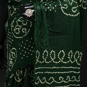 Kutch Bandhani Tie-Dye Cotton Saree 55