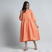 jacquard cotton dress