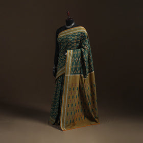 Pochampally Ikat Weave Mercerised Cotton Saree 02