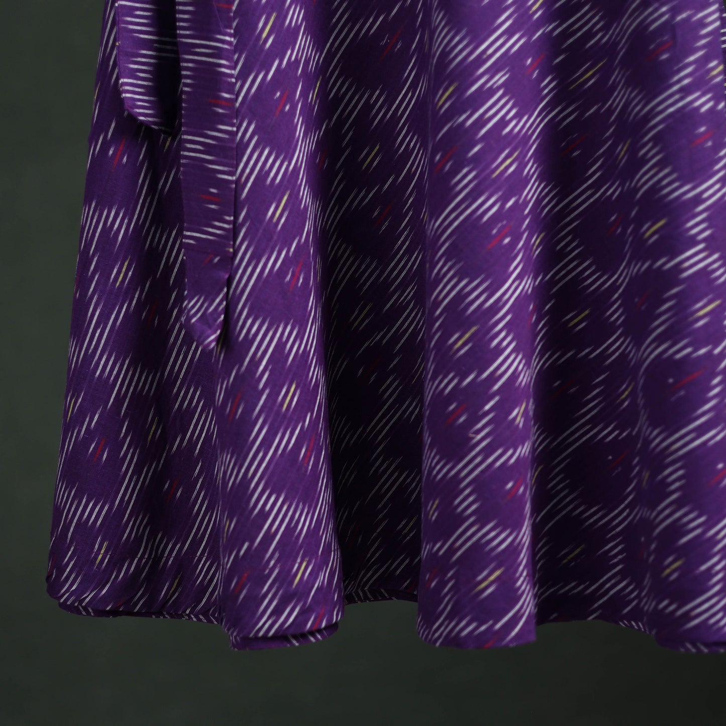 Pochampally Ikat Cotton Wrap Around Skirt 20