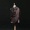 Ajrakh Hand Block Print Natural Dyed Handwoven Acrylic Wool Shawl 21
