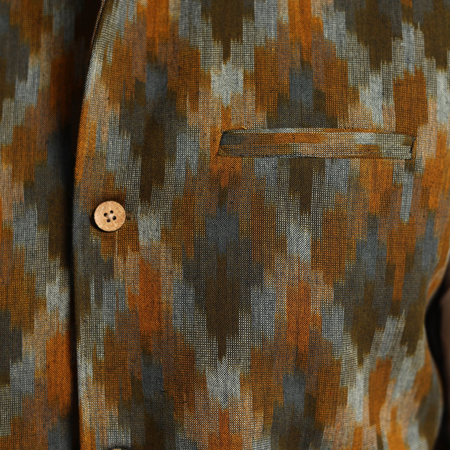 Ikat Men's Nehru Jacket