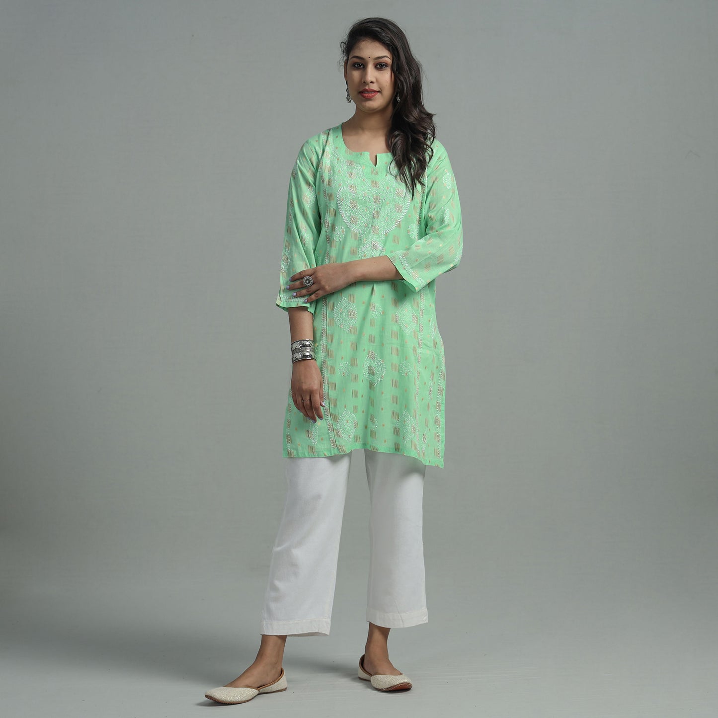 Chikankari Embroidered Kurta