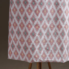 Pochampally Ikat Handloom Sico Unstitched Dress Material: Kurta with Mulberry Silk Dupatta 41