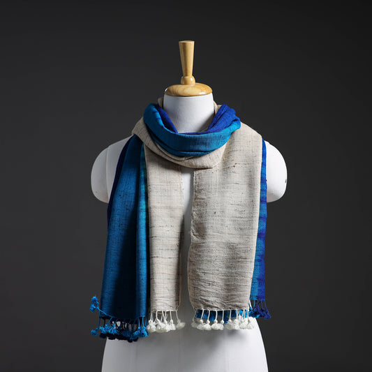 Kutch Handwoven Three Shaded Silk X Woolen Stole 14