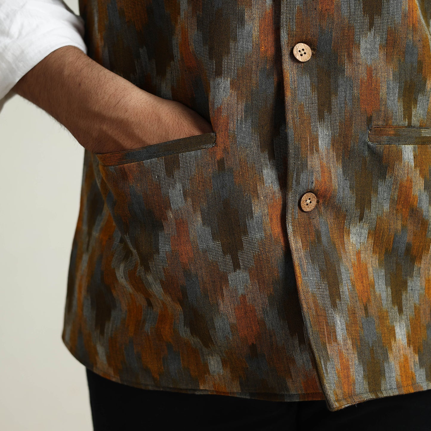 Ikat Men's Nehru Jacket