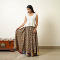 Shop Block Printed Cotton Bagru Skirt 