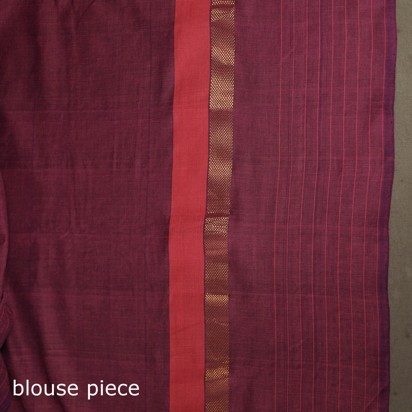 Godavari Plain Pure Handloom Dobby Cotton Saree 09
